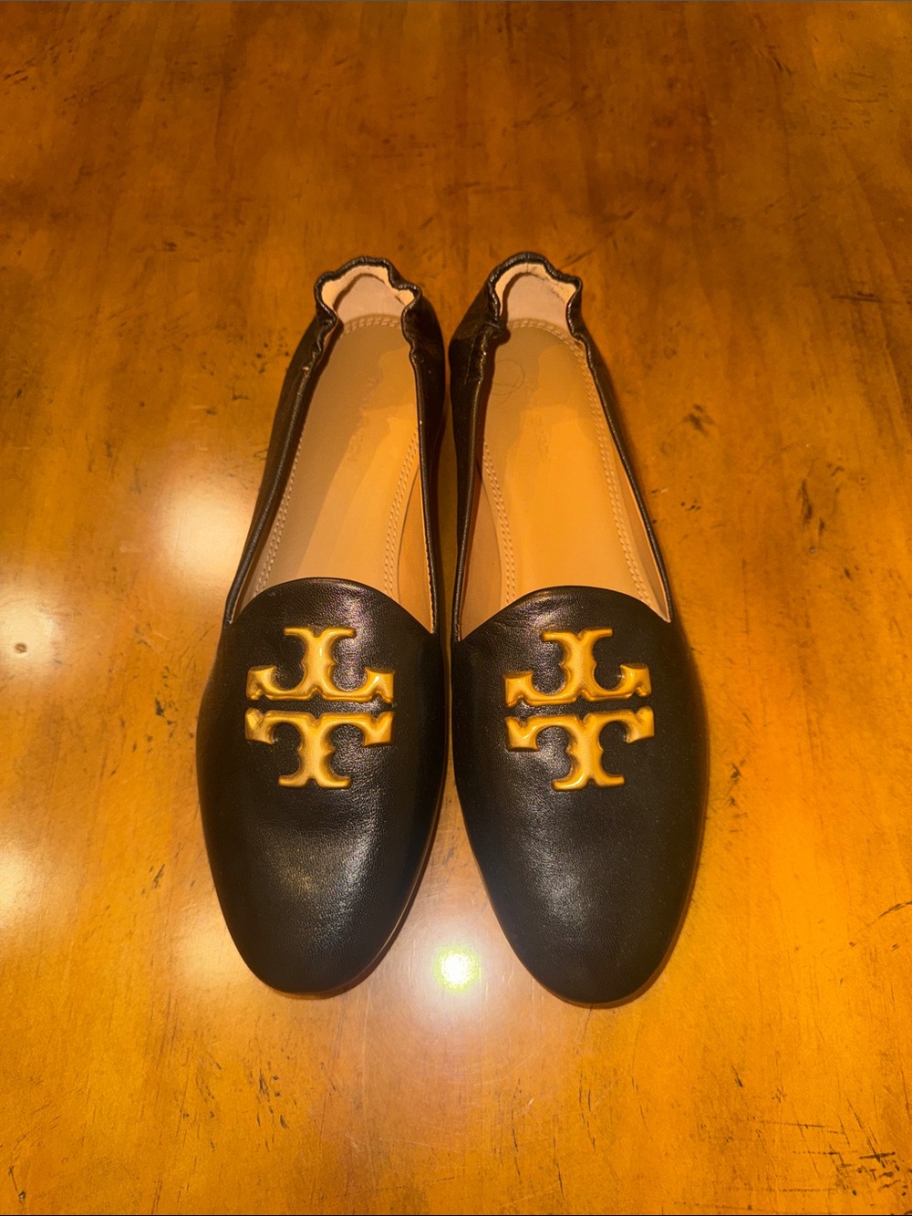 NWT Tory Burch Black Eleanor Loafer - Leather Logo